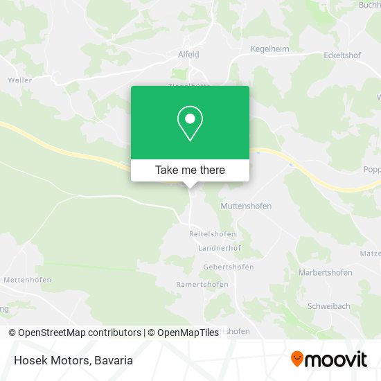 Hosek Motors map