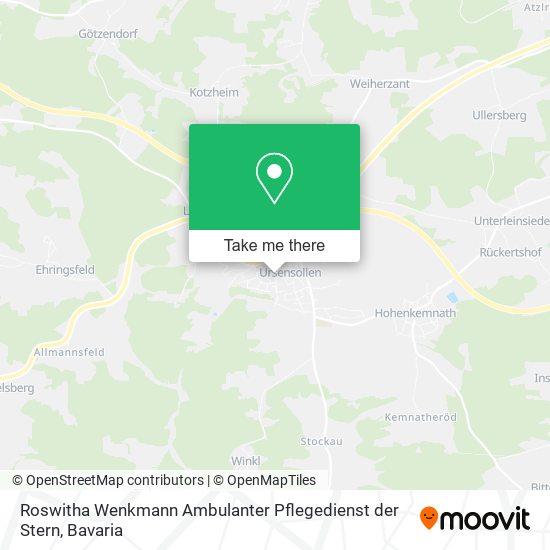 Roswitha Wenkmann Ambulanter Pflegedienst der Stern map