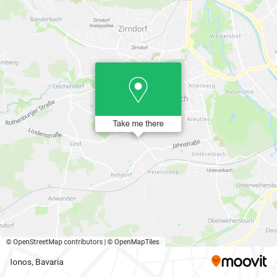 Карта Ionos