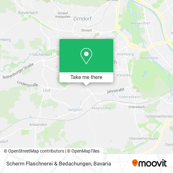 Scherm Flaschnerei & Bedachungen map