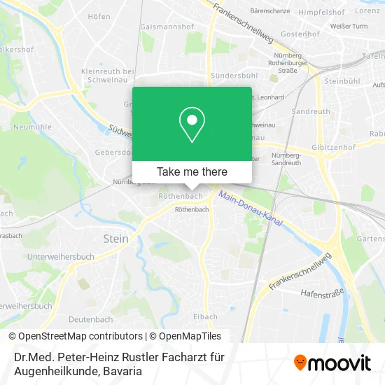 Карта Dr.Med. Peter-Heinz Rustler Facharzt für Augenheilkunde