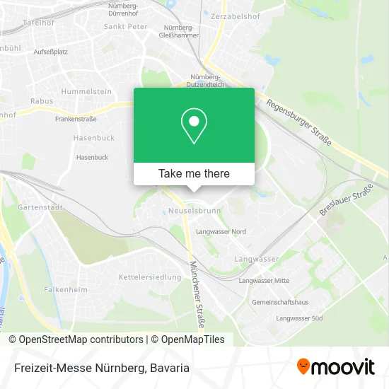 Карта Freizeit-Messe Nürnberg