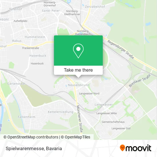 Карта Spielwarenmesse