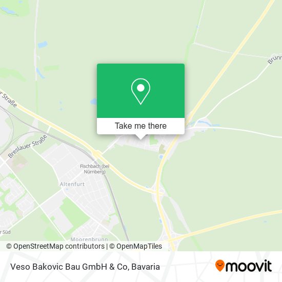 Veso Bakovic Bau GmbH & Co map