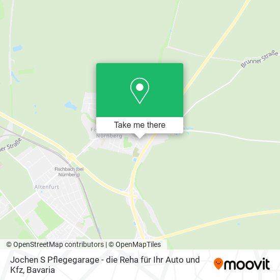 Jochen S Pflegegarage - die Reha für Ihr Auto und Kfz map