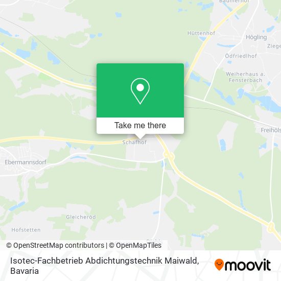 Isotec-Fachbetrieb Abdichtungstechnik Maiwald map