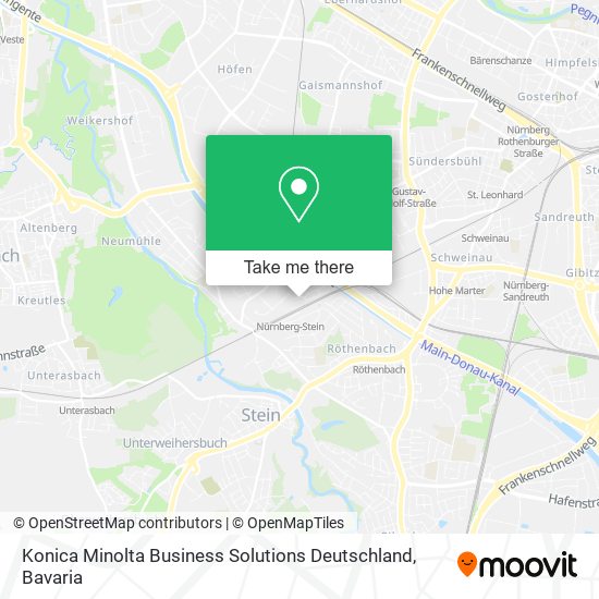 Konica Minolta Business Solutions Deutschland map