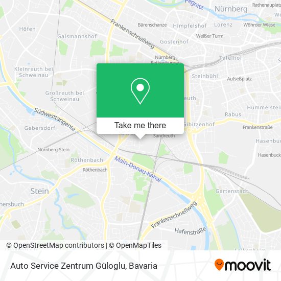 Карта Auto Service Zentrum Güloglu