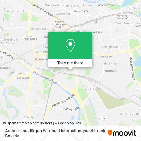 Audiohome Jürgen Wibmer Unterhaltungselektronik map