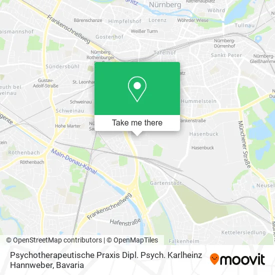 Карта Psychotherapeutische Praxis Dipl. Psych. Karlheinz Hannweber