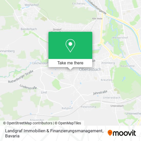 Landgraf Immobilien & Finanzierungsmanagement map