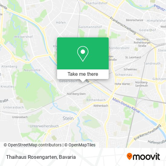 Thaihaus Rosengarten map