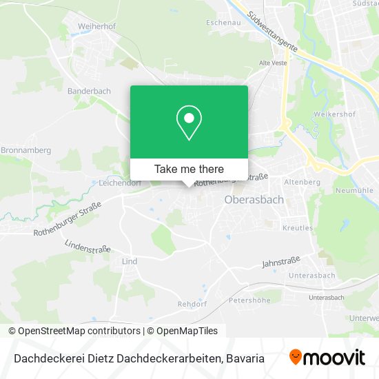 Карта Dachdeckerei Dietz Dachdeckerarbeiten