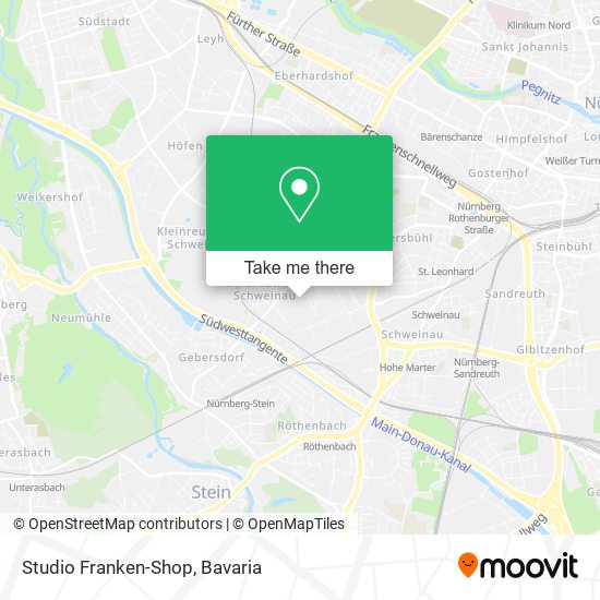 Studio Franken-Shop map