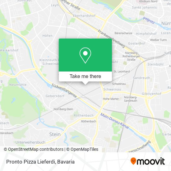 Pronto Pizza Lieferdi map