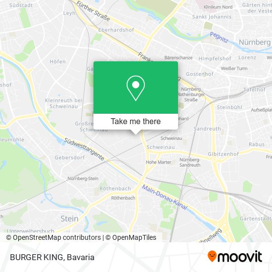 BURGER KING map