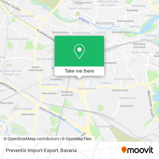 Preventis Import-Export map