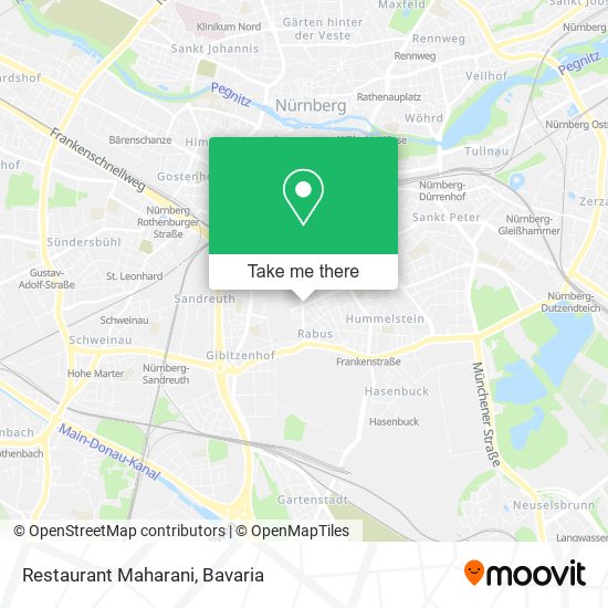 Restaurant Maharani map