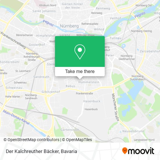 Der Kalchreuther Bäcker map