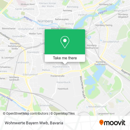 Wohnwerte Bayern Wwb map