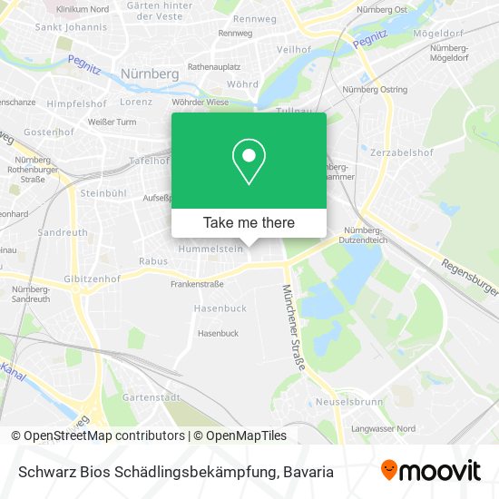 Schwarz Bios Schädlingsbekämpfung map