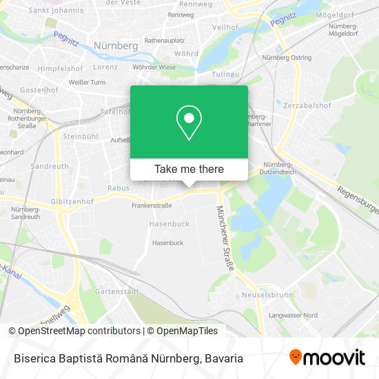 Biserica Baptistă Română Nürnberg map