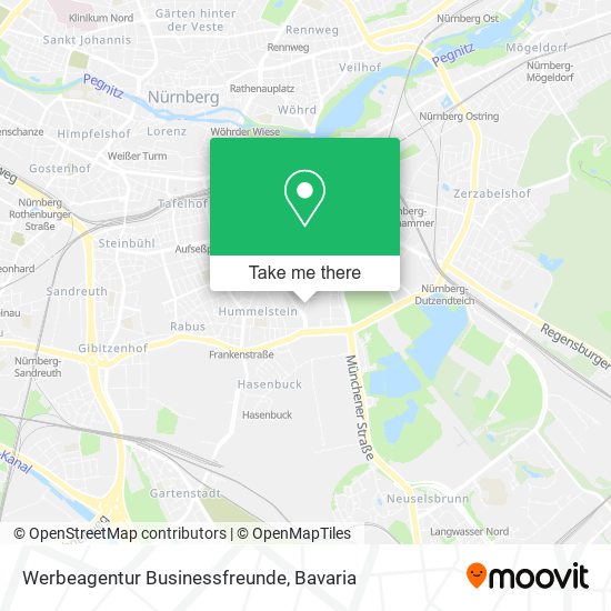 Werbeagentur Businessfreunde map