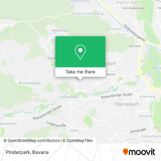 Карта Pinderpark