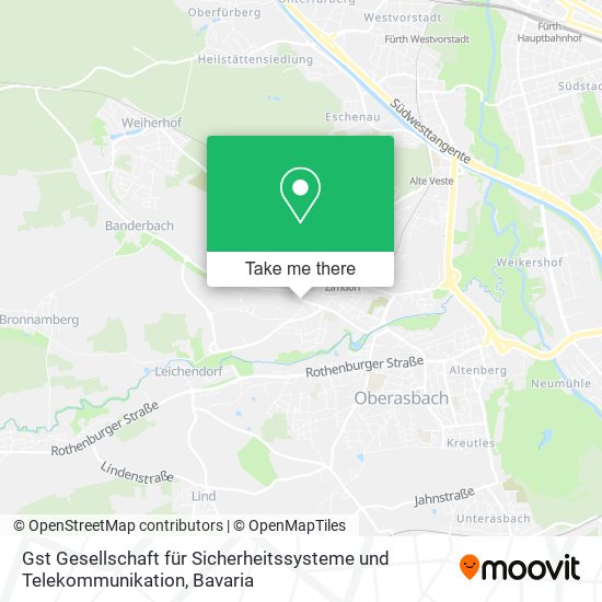 Gst Gesellschaft für Sicherheitssysteme und Telekommunikation map