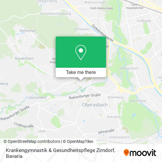 Карта Krankengymnastik & Gesundheitspflege Zirndorf