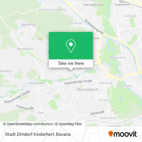 Карта Stadt Zirndorf Kinderhort