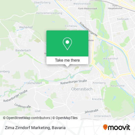 Zima Zirndorf Marketing map