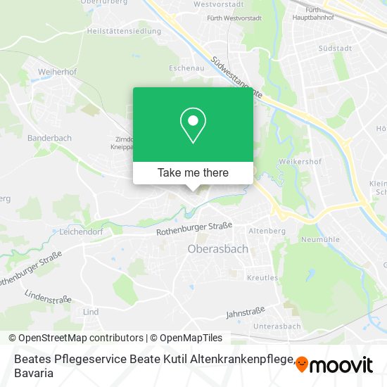 Beates Pflegeservice Beate Kutil Altenkrankenpflege map