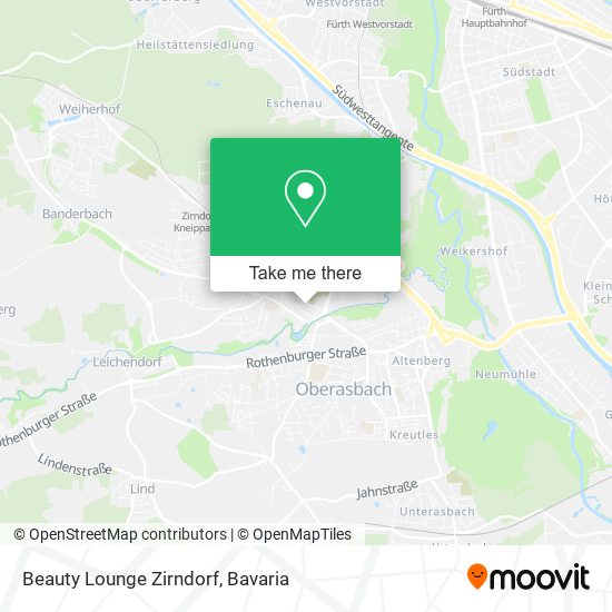 Beauty Lounge Zirndorf map