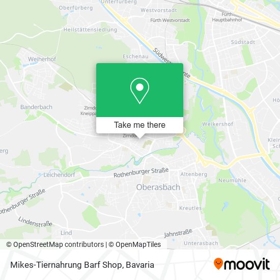 Карта Mikes-Tiernahrung Barf Shop