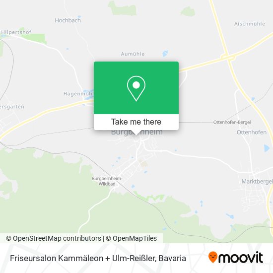 Карта Friseursalon Kammäleon + Ulm-Reißler