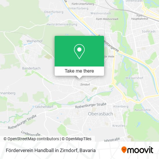 Förderverein Handball in Zirndorf map