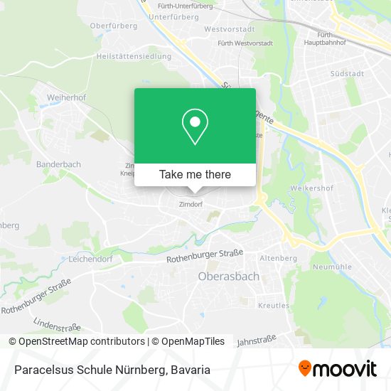 Карта Paracelsus Schule Nürnberg