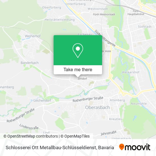 Schlosserei Ott Metallbau-Schlüsseldienst map