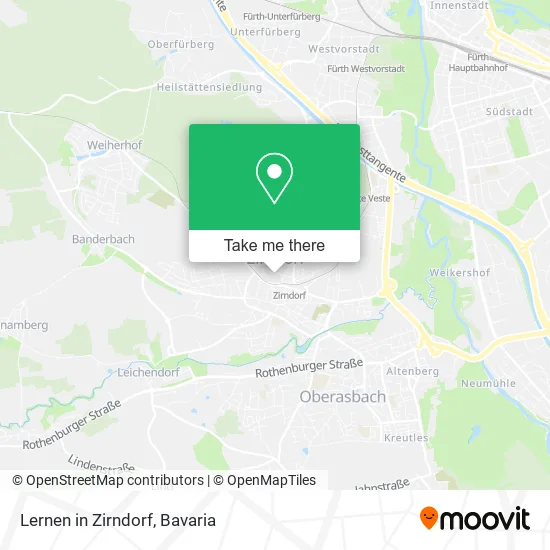 Карта Lernen in Zirndorf