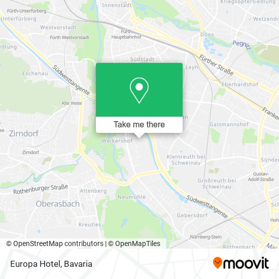 Europa Hotel map