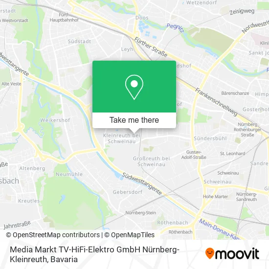 Карта Media Markt TV-HiFi-Elektro GmbH Nürnberg-Kleinreuth