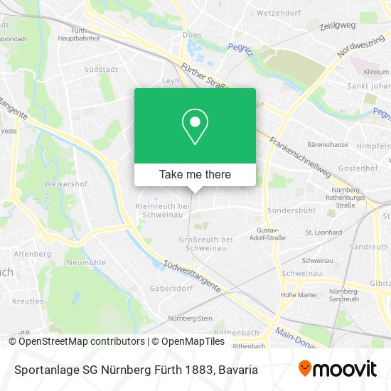 Sportanlage SG Nürnberg Fürth 1883 map