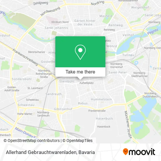 Карта Allerhand Gebrauchtwarenladen