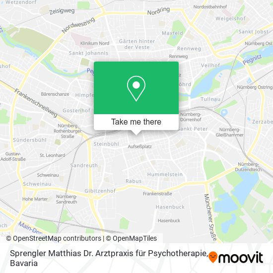 Sprengler Matthias Dr. Arztpraxis für Psychotherapie map