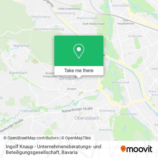 Ingolf Knaup - Unternehmensberatungs- und Beteiligungsgesellschaft map