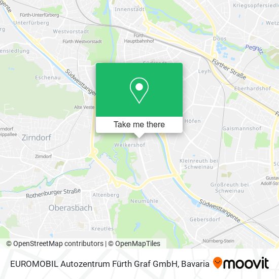 EUROMOBIL Autozentrum Fürth Graf GmbH map