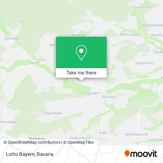 Lotto Bayern map