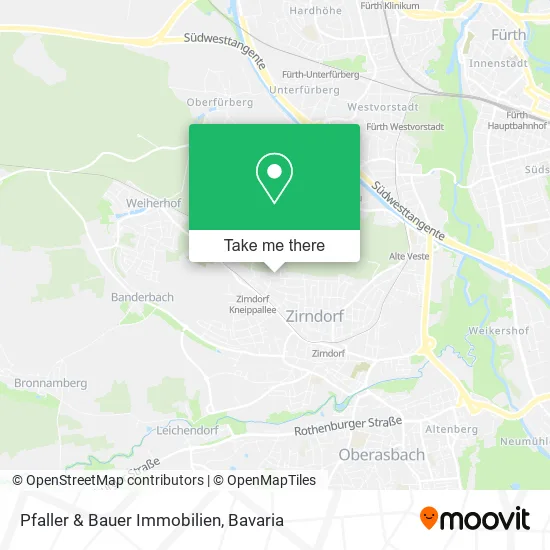 Карта Pfaller & Bauer Immobilien