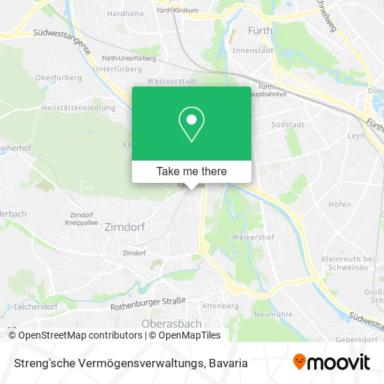 Карта Streng'sche Vermögensverwaltungs